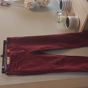Anthropologie Pilcro corduroy skinny pants, size 27